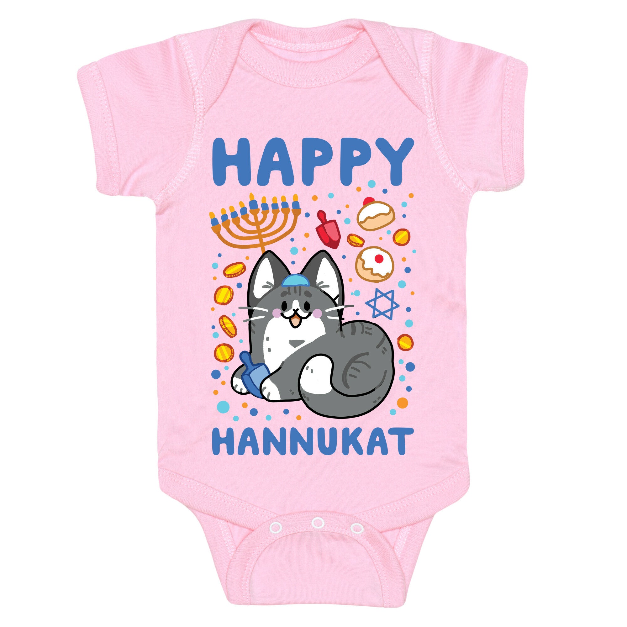 Happy Hannukat Baby One Piece